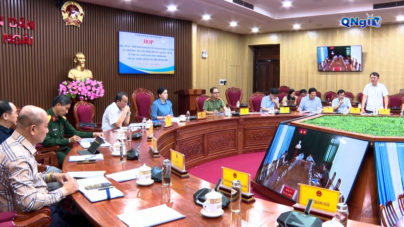 Họp chuẩn bị khởi công trường học các xã biên giới