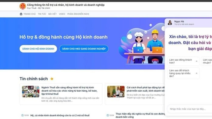 Sắp ra mắt cổng khai thuế thử nghiệm