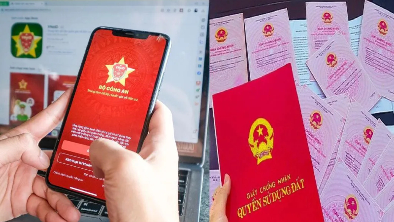 Người dân bắt đầu nộp sổ đỏ trên VNeID