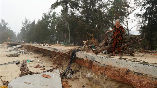 Sạt lở “ăn” sâu, 80 hộ dân Quảng Ngãi sống trong nỗi lo biển cuốn nhà