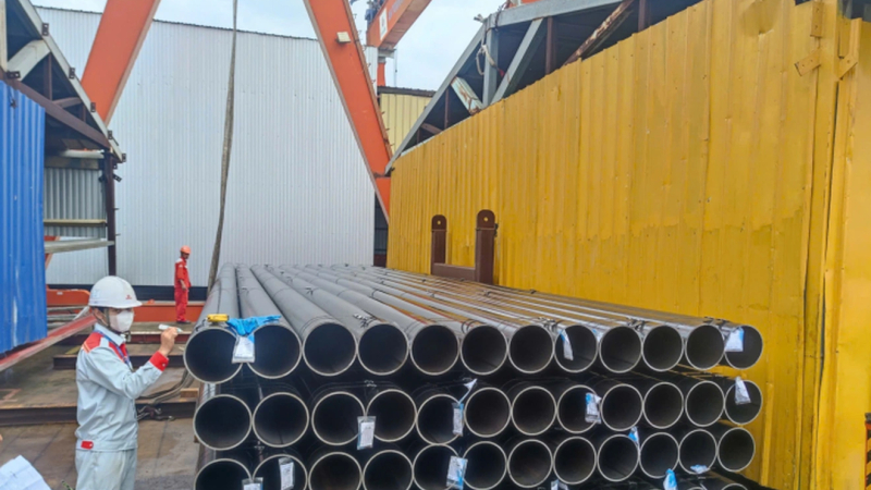 H&ograve;a Ph&aacute;t cung cấp hơn 1.800 tấn ống th&eacute;p cho Trung t&acirc;m Hội nghị APEC 2027