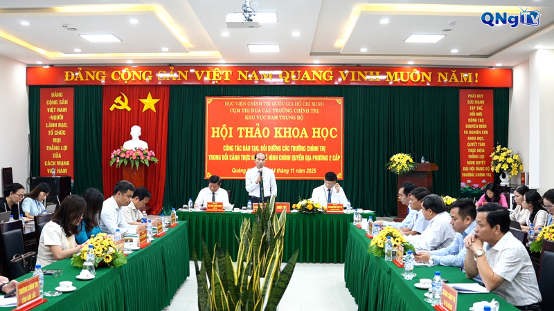 Hội thảo khoa học về đào tạo, bồi dưỡng ở các trường chính trị