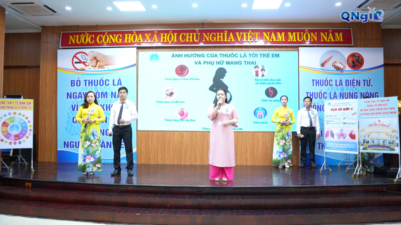 Sôi nổi hội thi tìm hiểu tác hại của thuốc lá