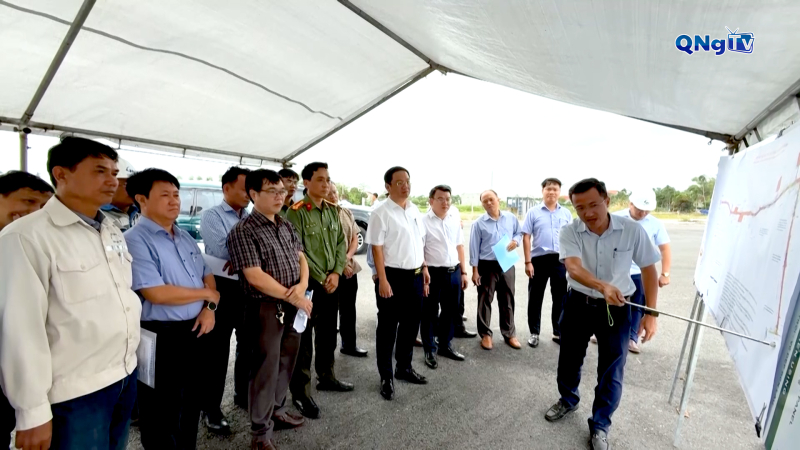 Đốc thúc dự án đường nối cầu Thạch Bích- Tịnh Phong