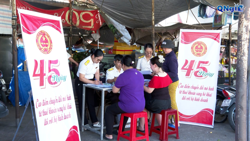 Quảng Ngãi tích cực hỗ trợ chuyển đổi mô hình thuế khoán sang kê khai