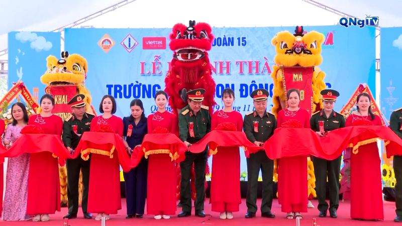 Khánh thành Trường Mầm non Đông Dương