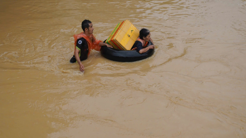 Lũ các sông đang xuống