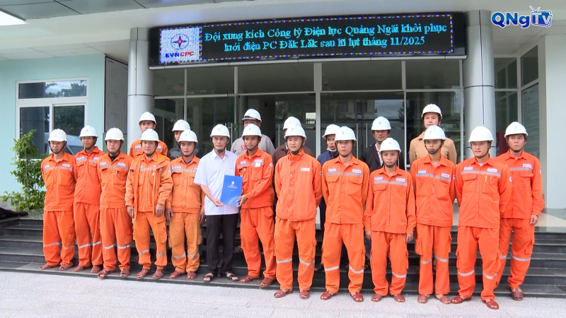 Hỗ trợ Đắk Lắk kh&ocirc;i phục lưới điện sau mưa lũ