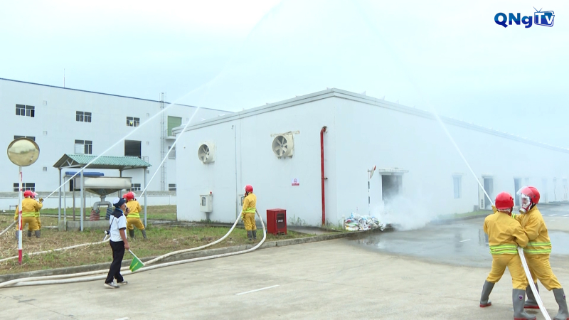 Diễn tập ứng phó sự cố hoá chất