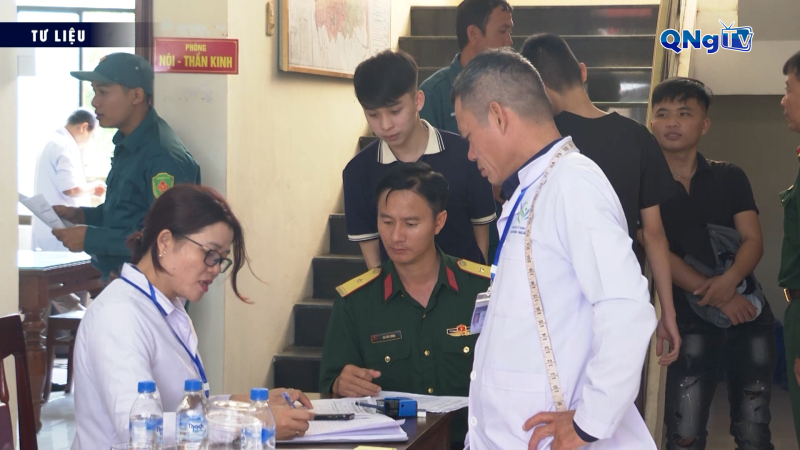 Triển khai khám sức khỏe nghĩa vụ quân sự năm 2026