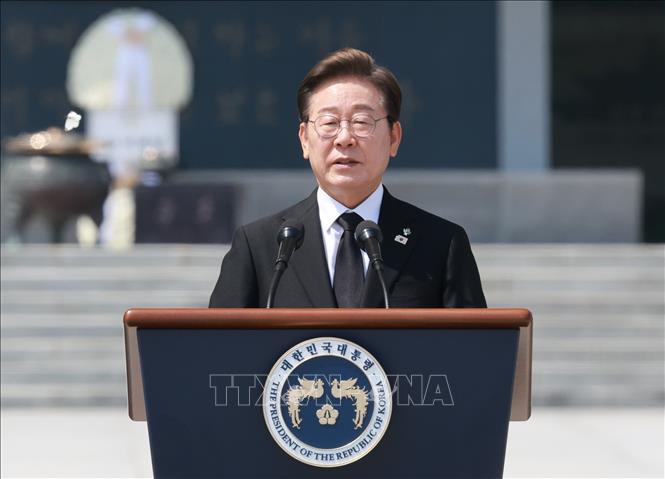 Tổng thống Hàn Quốc Lee Jae Myung. Ảnh: Yonhap/TTXVN