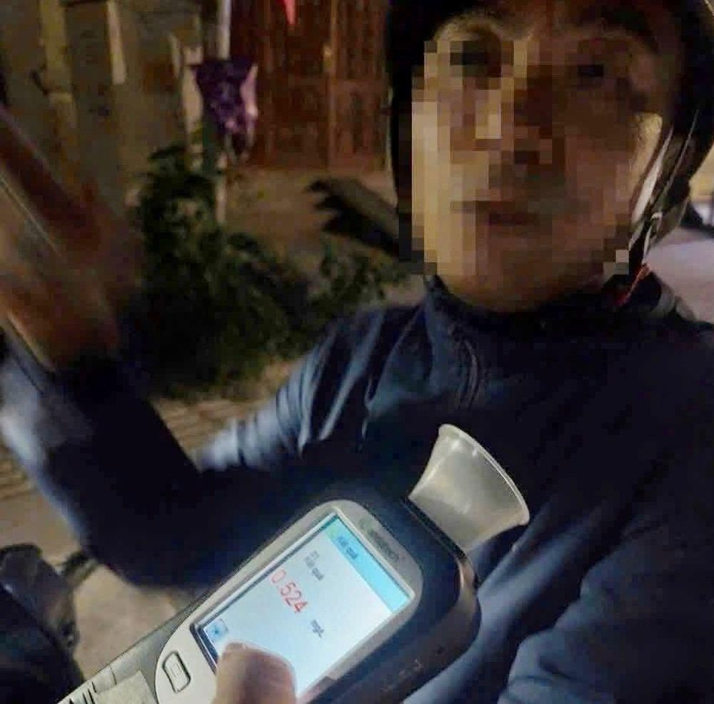 Độ tuổi 36 - 55 có tỉ lệ vi phạm nồng độ cồn nhiều nhất. Ảnh: Cục CSGT