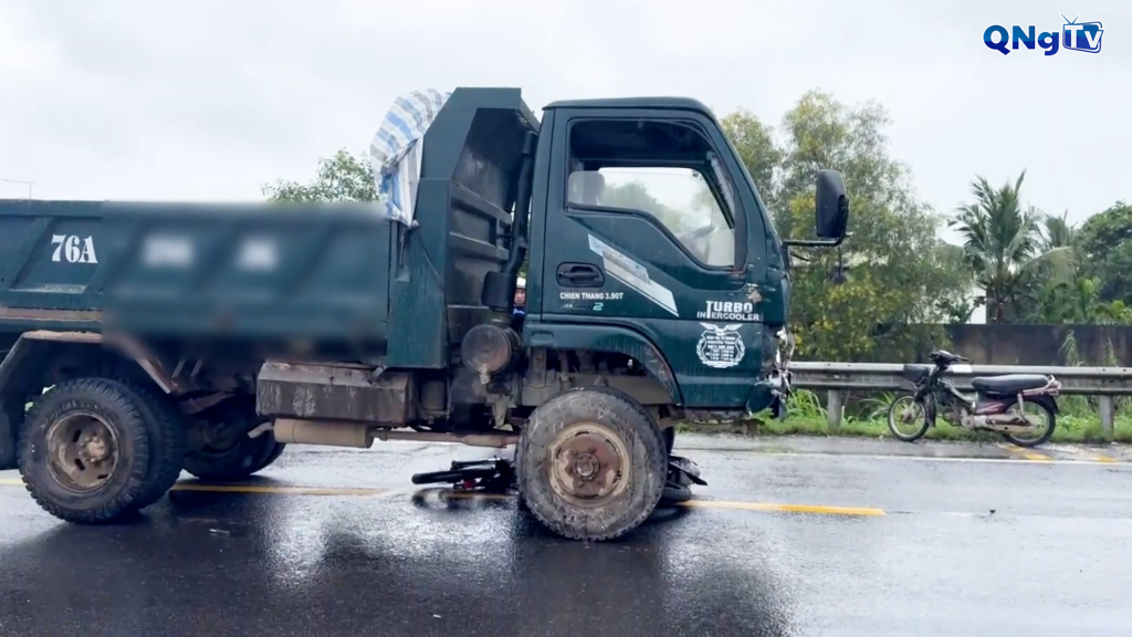 Hiện trường vụ tai nạn.