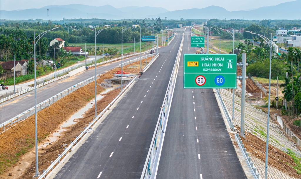 Cao tốc Quảng Ngãi - Hoài Nhơn dài 88km đã sẵn sàng khánh thành.