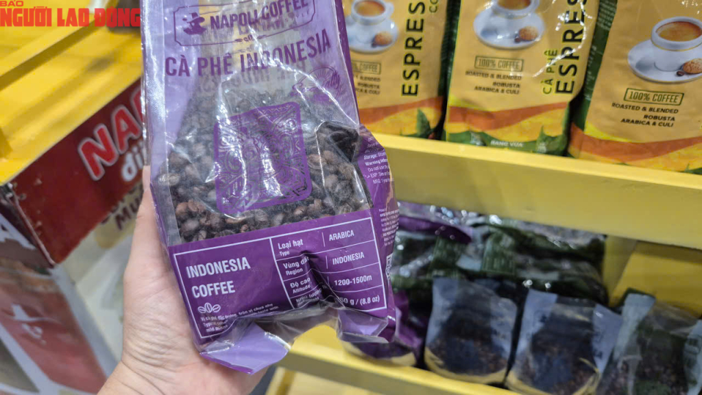 Cà phê Indonesia được doanh nghiệp Việt nhập khẩu.