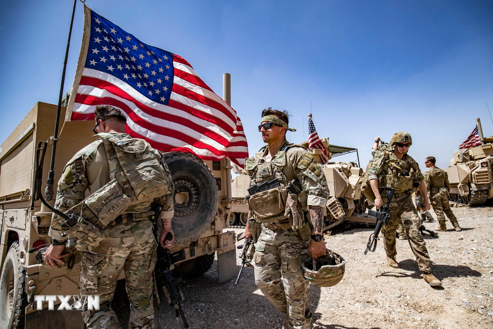 Binh sỹ quân đội Mỹ. (Nguồn: AFP/TTXVN)