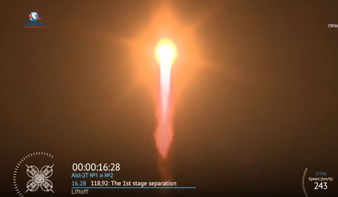 Nga phóng vệ tinh ngày 28.12. Ảnh: Roscosmos