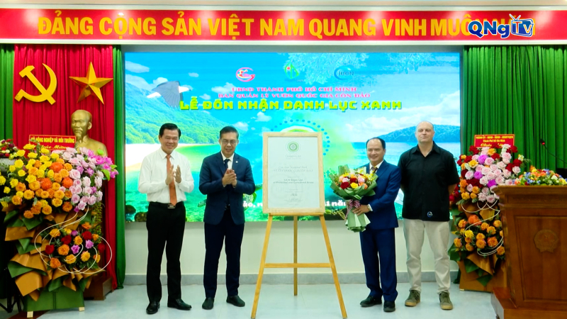 Vườn quốc gia Côn Đảo được ghi danh vào Danh lục Xanh toàn cầu