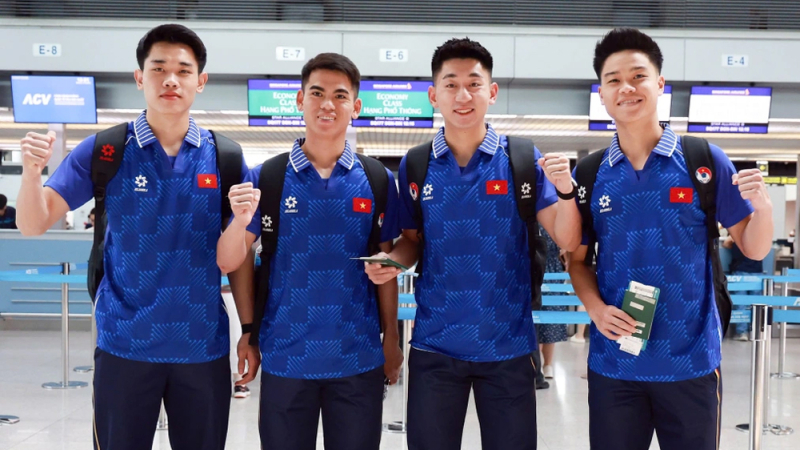 U22 Việt Nam lên đường dự SEA games 33