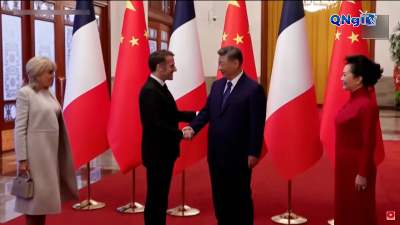 Lãnh đạo Pháp, Trung Quốc thảo luận các vấn đề nóng