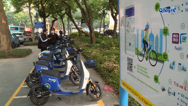 Hà Nội triển khai 5.000 xe đạp điện