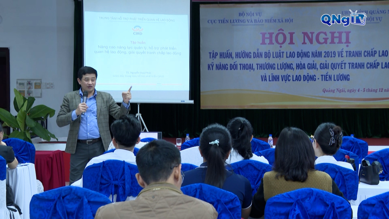 Tập huấn kỹ năng hòa giải, giải quyết tranh chấp lao động