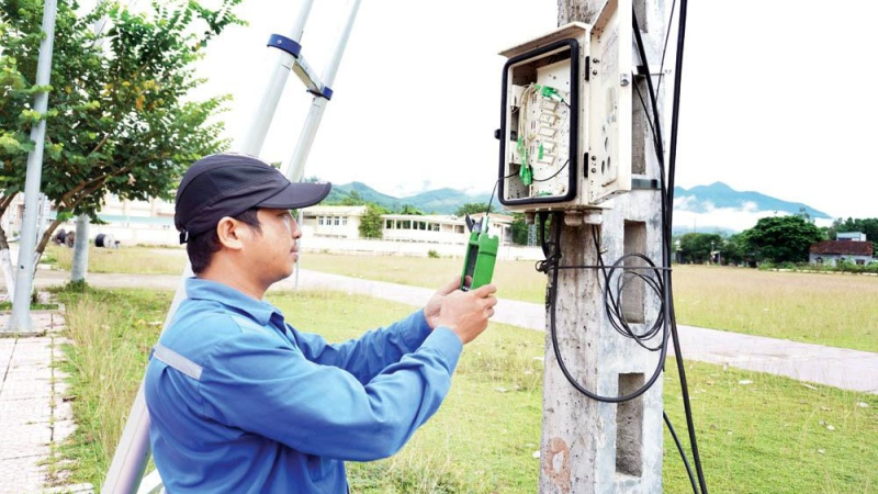 Quảng Ngãi: Hơn 95% thôn, làng được phủ sóng internet cáp quang