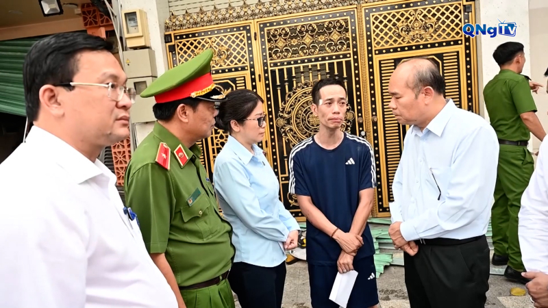Thăm hỏi gia đình nạn nhân vụ cháy tại TP. Hồ Chí Minh