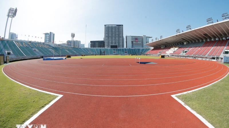 Sân vận động Supachalasai sẵn sàng cho môn điền kinh