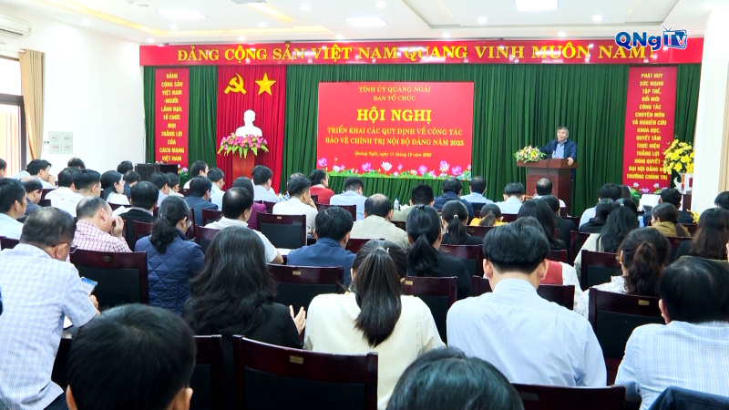 Triển khai các quy định bảo vệ chính trị nội bộ Đảng