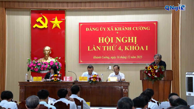 Đảng ủy x&atilde; Kh&aacute;nh Cường tăng cường c&ocirc;ng t&aacute;c x&acirc;y dựng Đảng