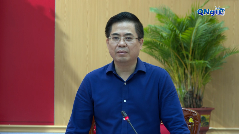 Chủ tịch UBND tỉnh l&agrave;m việc với c&aacute;c x&atilde; thuộc huyện Nghĩa H&agrave;nh cũ