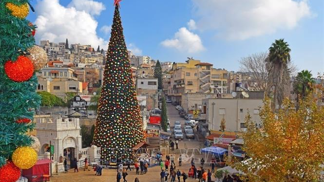 Th&agrave;nh cổ Nazareth rộn r&agrave;ng trở lại trong m&ugrave;a Gi&aacute;ng sinh 2025