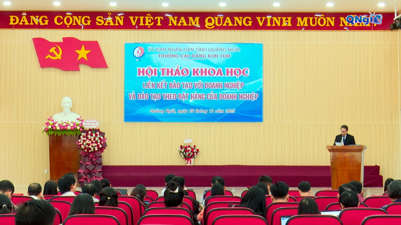 Hội thảo li&ecirc;n kết đ&agrave;o tạo với doanh nghiệp
