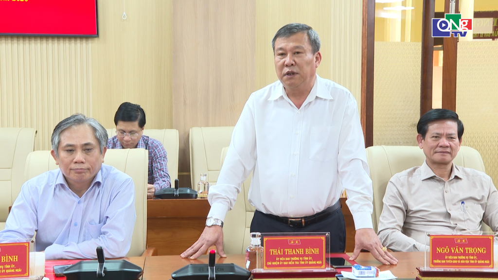 Đồng chí Thái Thanh Bình phát biểu tại hội nghị.