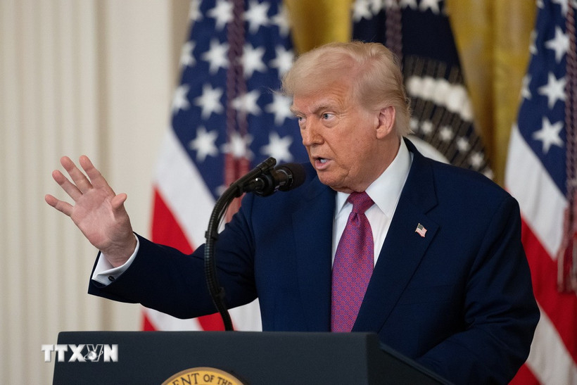 Tổng thống Mỹ Donald Trump. (Ảnh: THX/TTXVN)