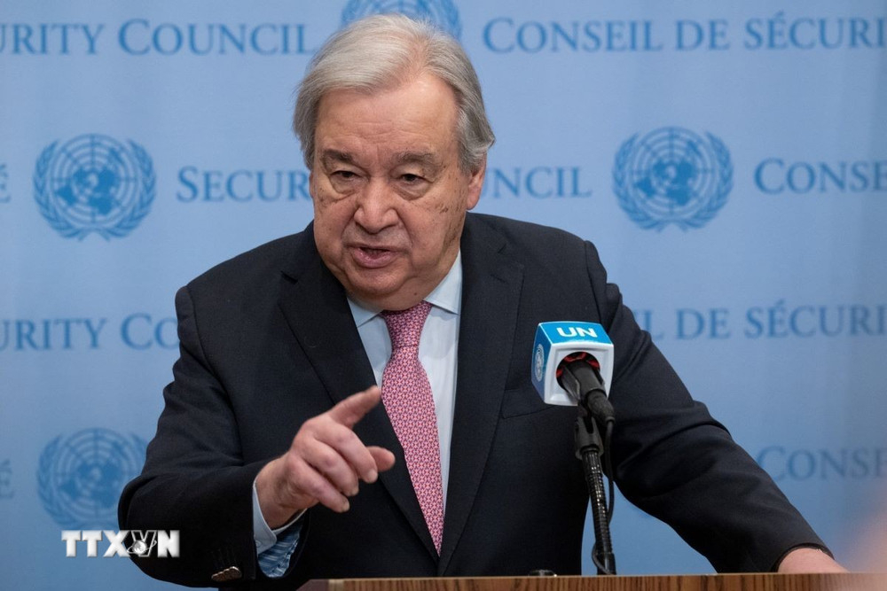 Tổng Thư ký Liên hợp quốc Antonio Guterres. Ảnh: THX/TTXVN