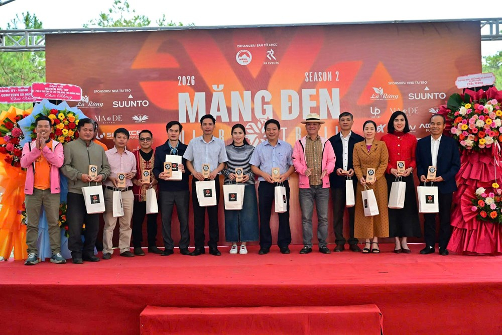 Giải chạy Măng Đen Ultra Trail 2026 – mùa 2 chính thức khai mạc tại xã Măng Đen.