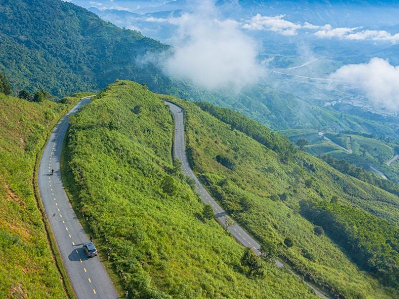 Cao tốc Quảng Ngãi - Kon Tum đi qua tuyến đèo Viôlắc. Ảnh minh họa