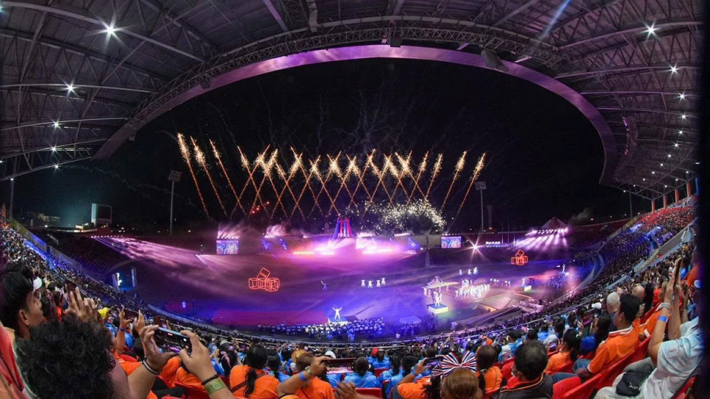 Quang cảnh Lễ khai mạc ASEAN Para Games 13. Ảnh: Thairath