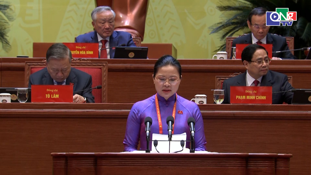 trình bày tham luận tại Đại hội.