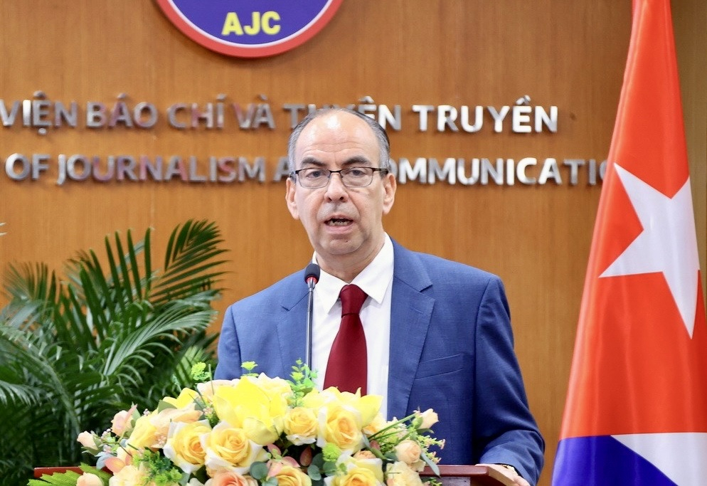 Đại sứ Cuba tại Việt Nam Rogelio Polanco Fuentes - Ảnh: daihoidang.vn