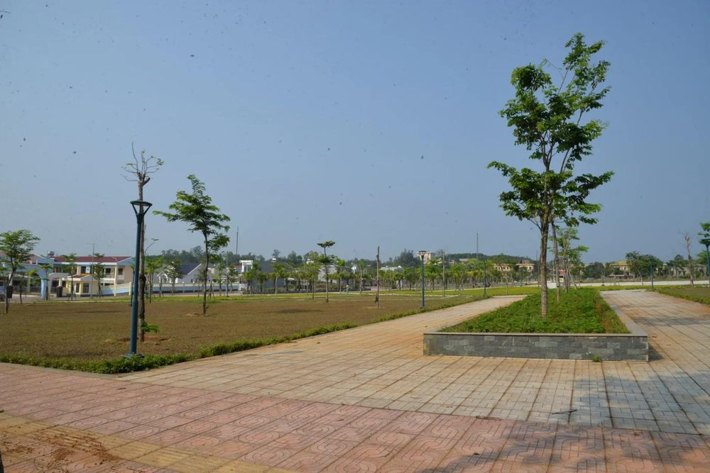 Một khu tái định cư ở KKT Dung Quất.