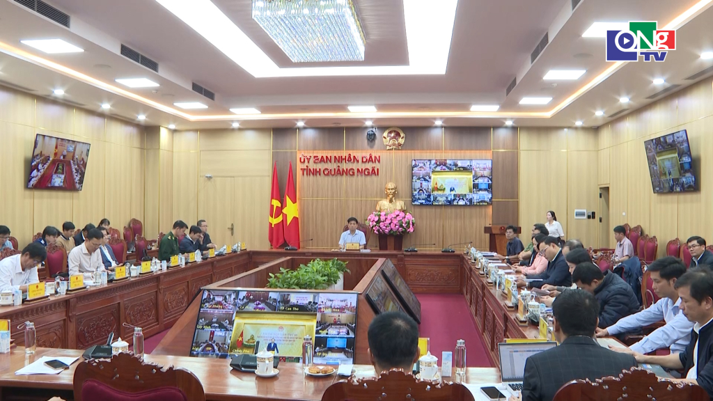 Quang cảnh điểm cầu Quảng Ngãi.