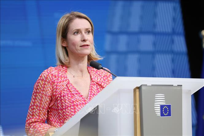 Cao ủy phụ trách An ninh và Chính sách đối ngoại EU Kaja Kallas