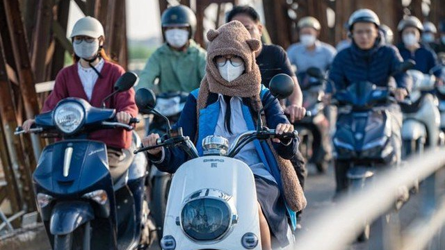 Kh&ocirc;ng kh&iacute; lạnh tiếp nối đang tr&agrave;n xuống miền Bắc