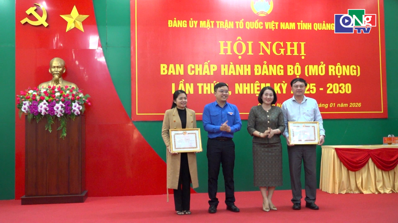 Hội nghị Ban Chấp h&agrave;nh Đảng bộ Mặt trận Tổ quốc Việt Nam tỉnh lần thứ 2