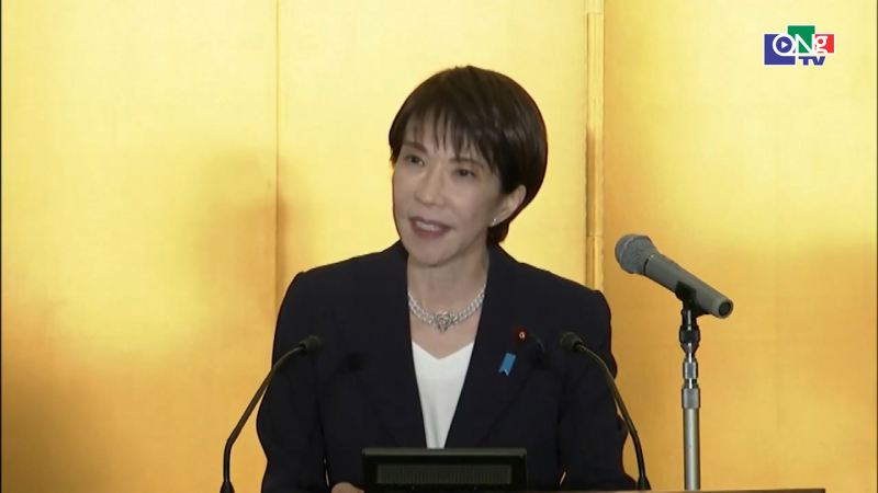 Thủ tướng Nhật Bản c&oacute; b&agrave;i ph&aacute;t biểu họp b&aacute;o đầu năm