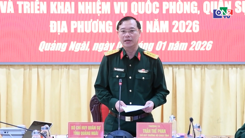 Triển khai nhiệm vụ quốc ph&ograve;ng, qu&acirc;n sự qu&yacute; I/2026