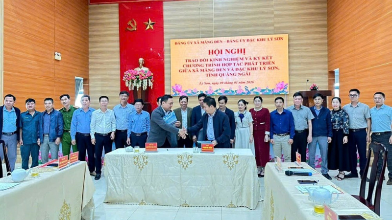 Măng Đen - L&yacute; Sơn hợp t&aacute;c x&acirc;y dựng điểm đến du lịch đặc sắc